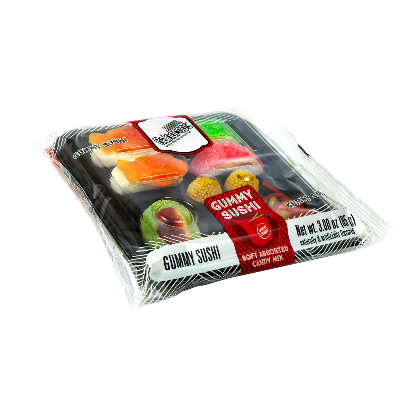 Raindrops Gummi Sushi, 3.00oz, 12ct Case