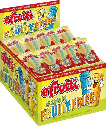 efrutti Burstin' Blue Raspberry 2.6oz 12ct