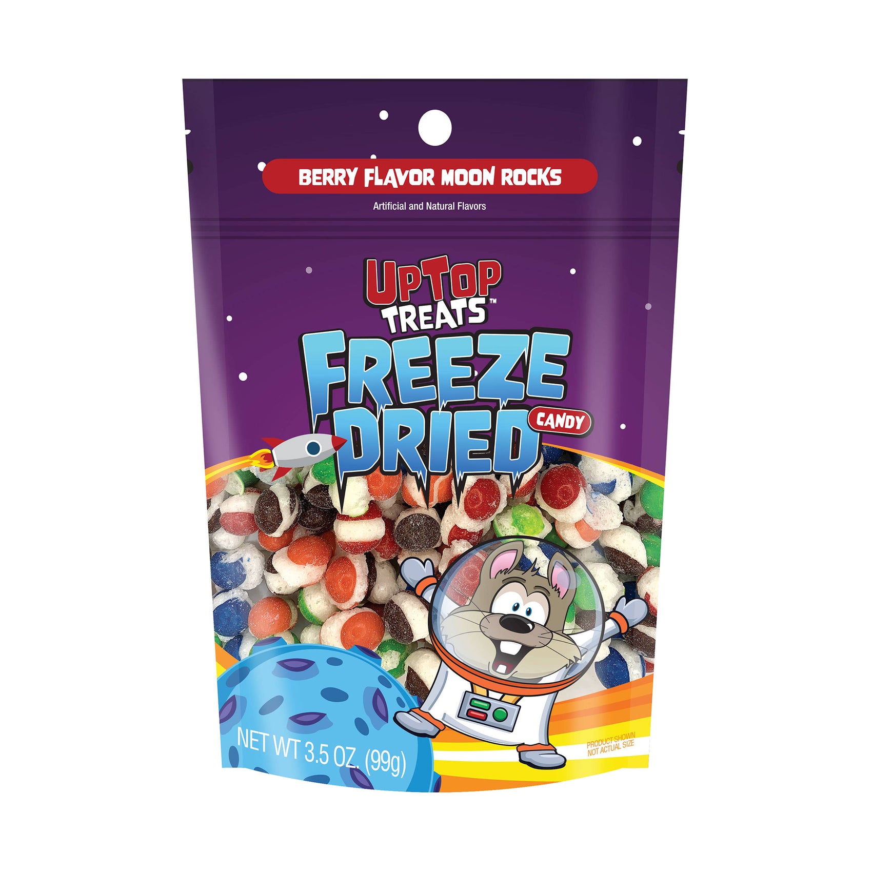 UpTop Treats Berry Flavor Moon Rocks 3.5oz 12ct