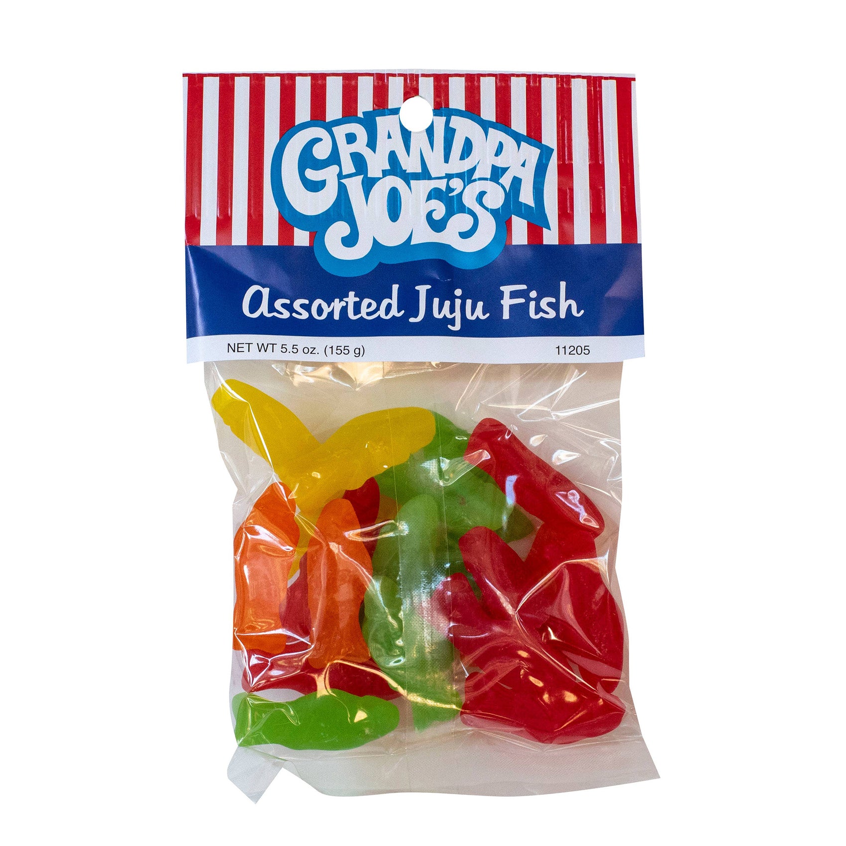 Grandpa Joe's Peg Bags, Assorted JuJu Fish, 5.5oz, 12 Ct
