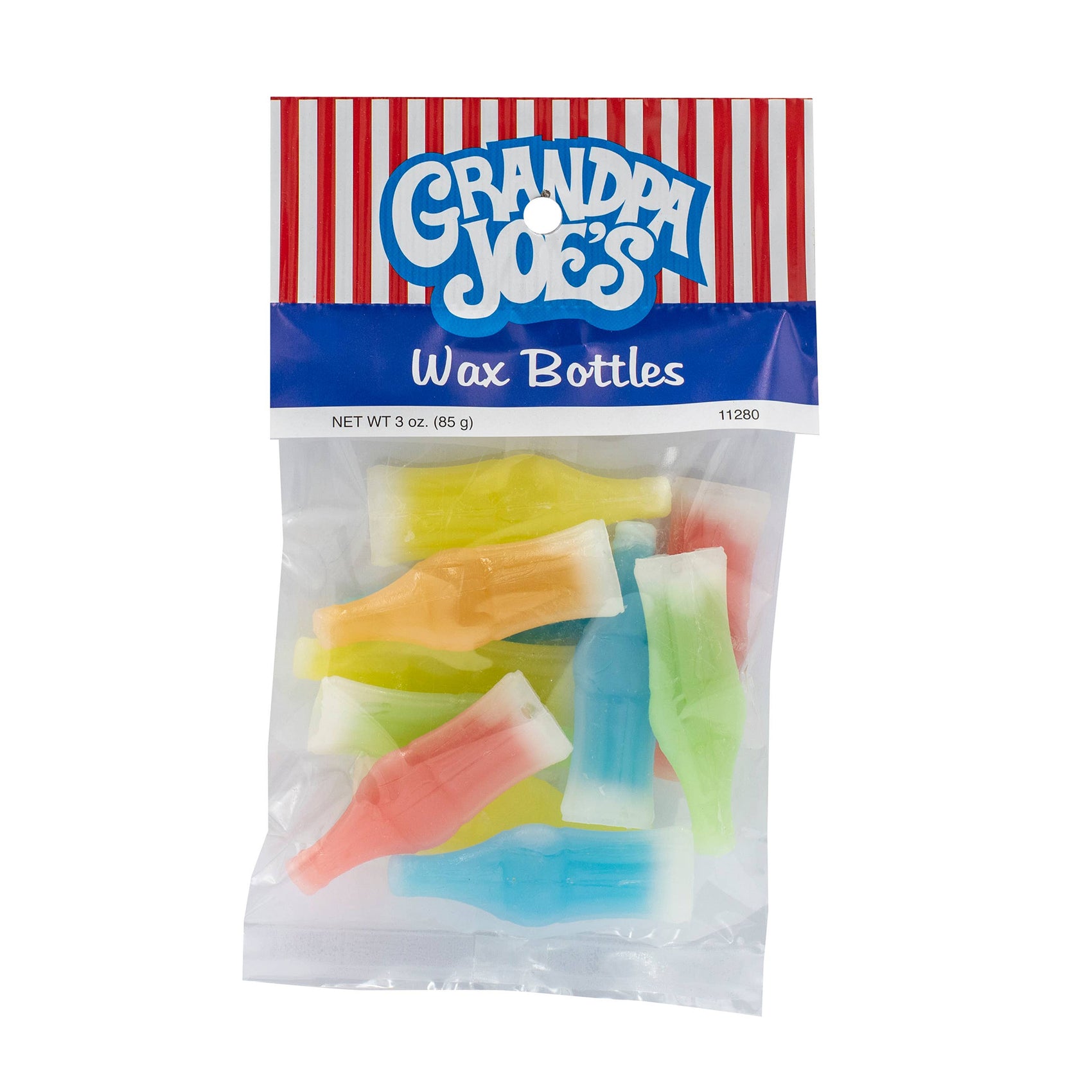 Grandpa Joe's Peg Bags, Wax Bottles, 3oz Bag,12 Ct Case
