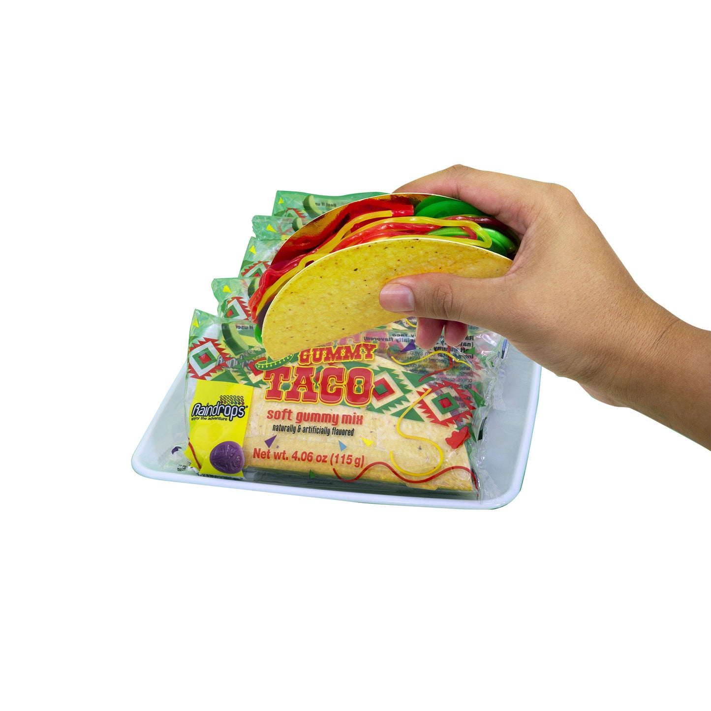 Raindrops Gummi Taco, 4.06oz, 14ct Case