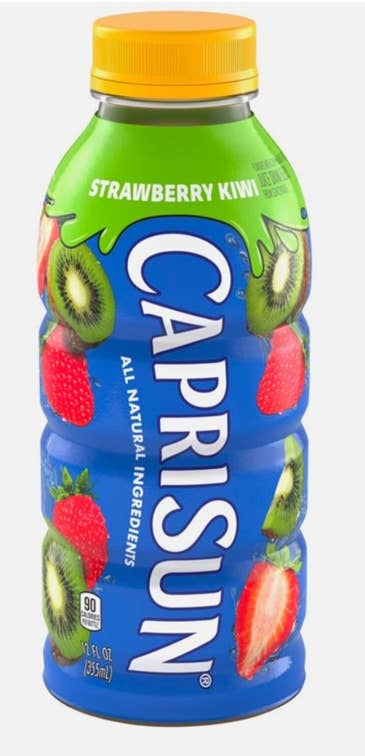 Capri Sun Strawberry Kiwi 12oz Plastic, 12ct