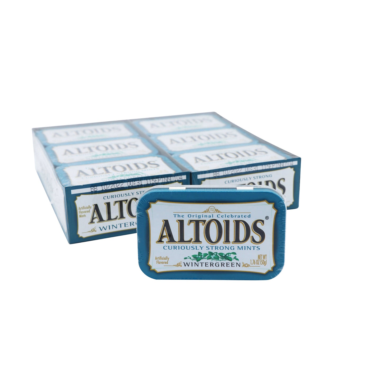 Altoids Wintergreen, 1.76oz Tin, 12ct Case