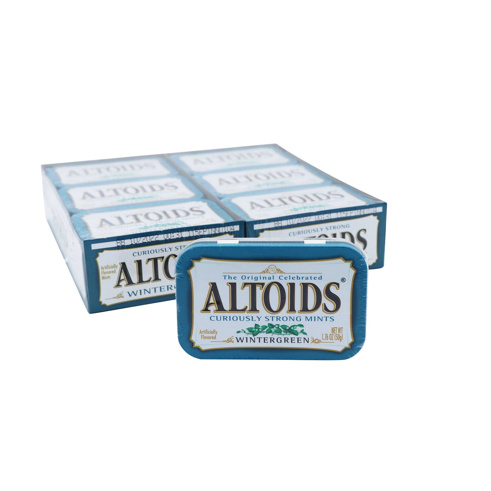 Altoids Wintergreen, 1.76oz Tin, 12ct Case
