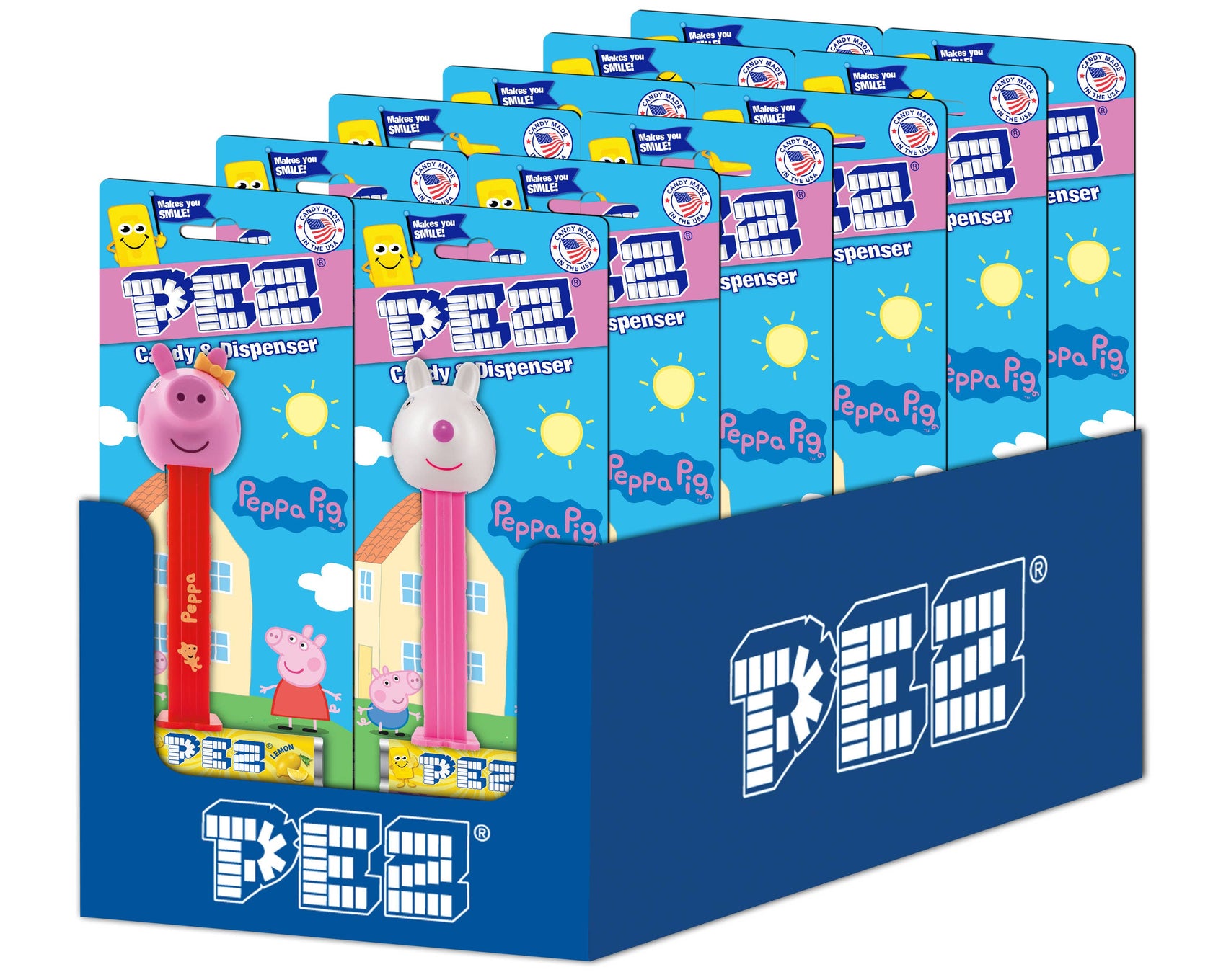 Pez Blister Card - Peppa Pig, 12ct