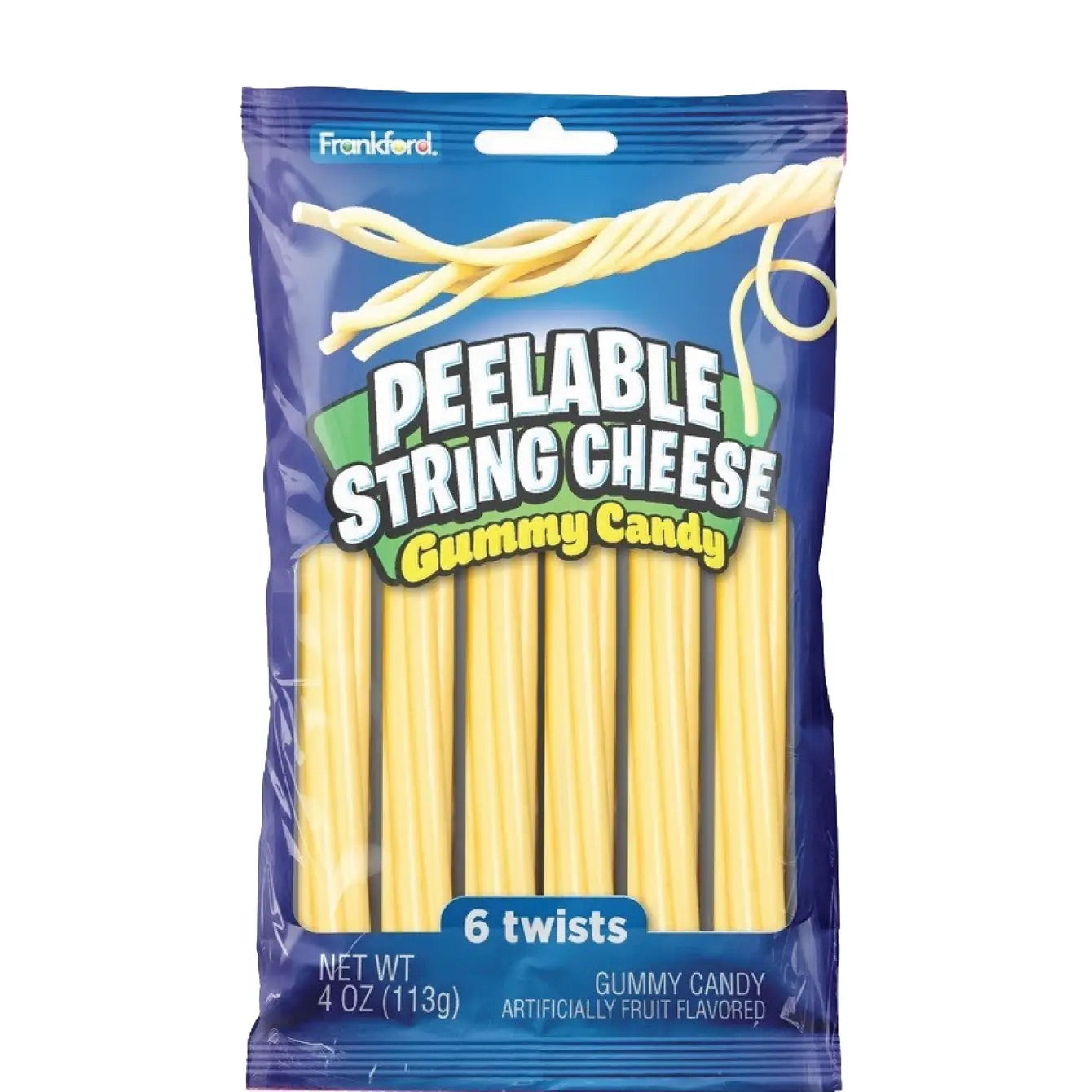 Frankford Peelable String Cheese Gummy Candy, 12ct