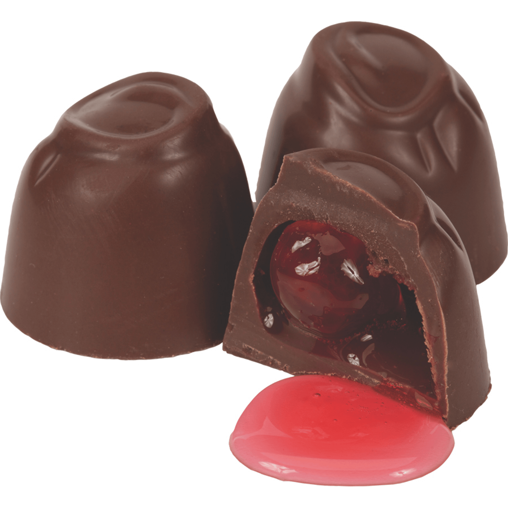 Coblentz Chocolate, Dark Choc Cherry Cordials, 5lb Box