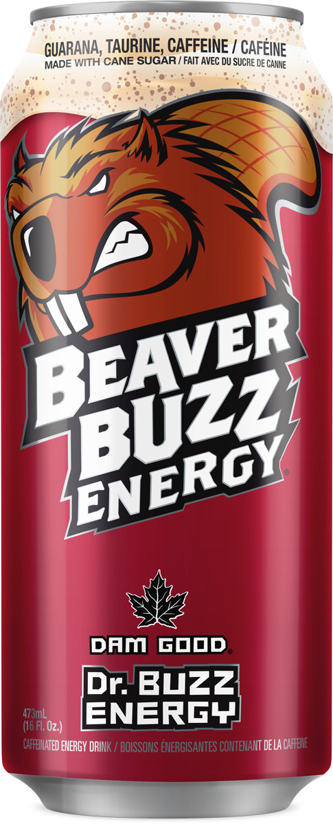 Beaver Buzz Dr Buzz Energy, 16 fl oz Can, 12ct