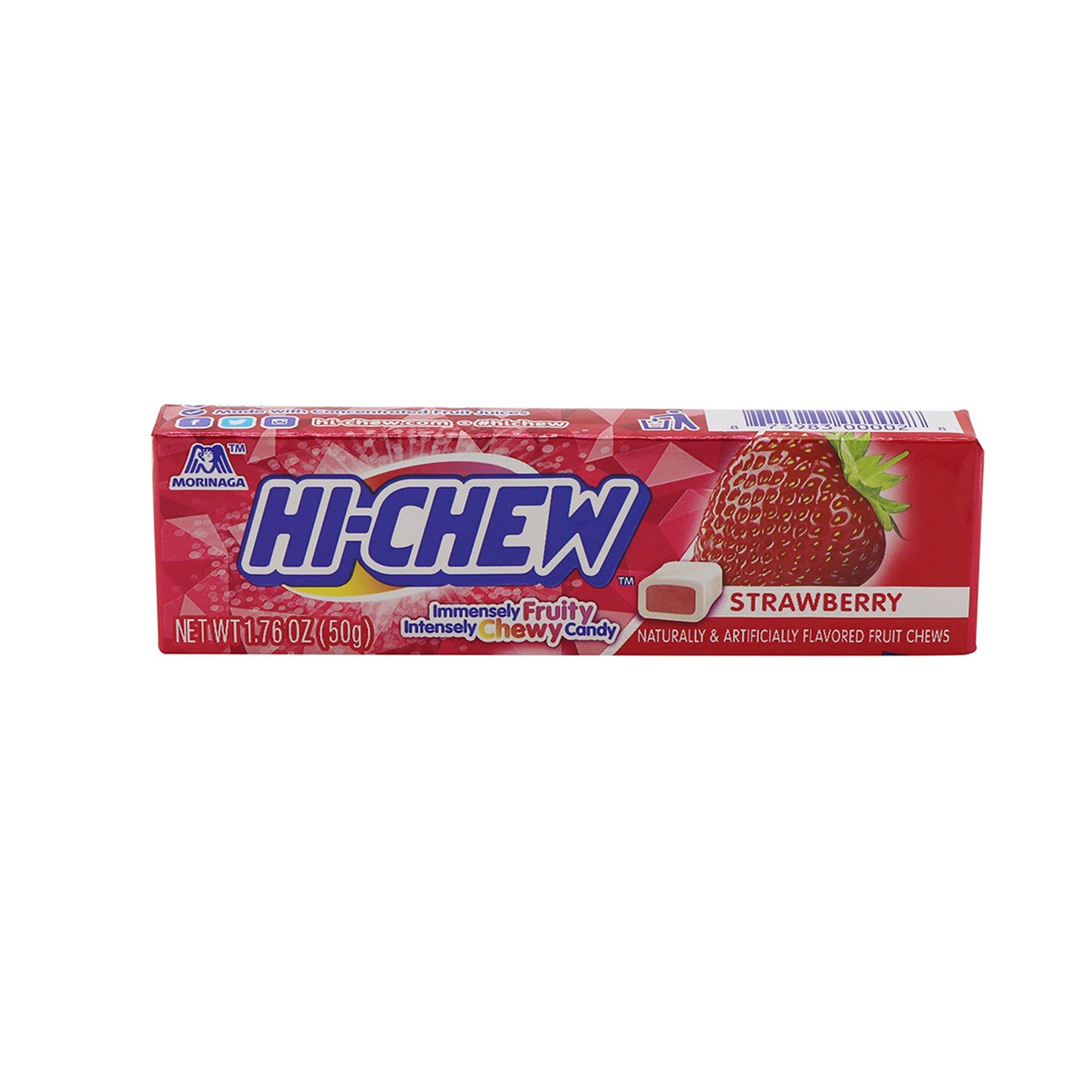 Hi-Chew Candy Strawberry Flavored, 15ct