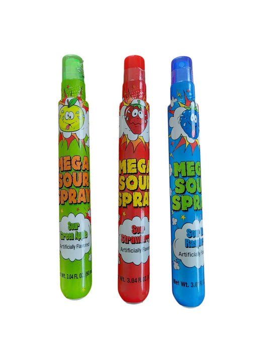 Mega Sour Spray 16ct Display