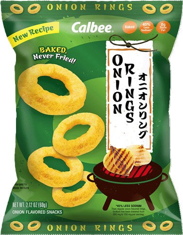 Calbee Baked Onion Rings 2.12oz, 12ct