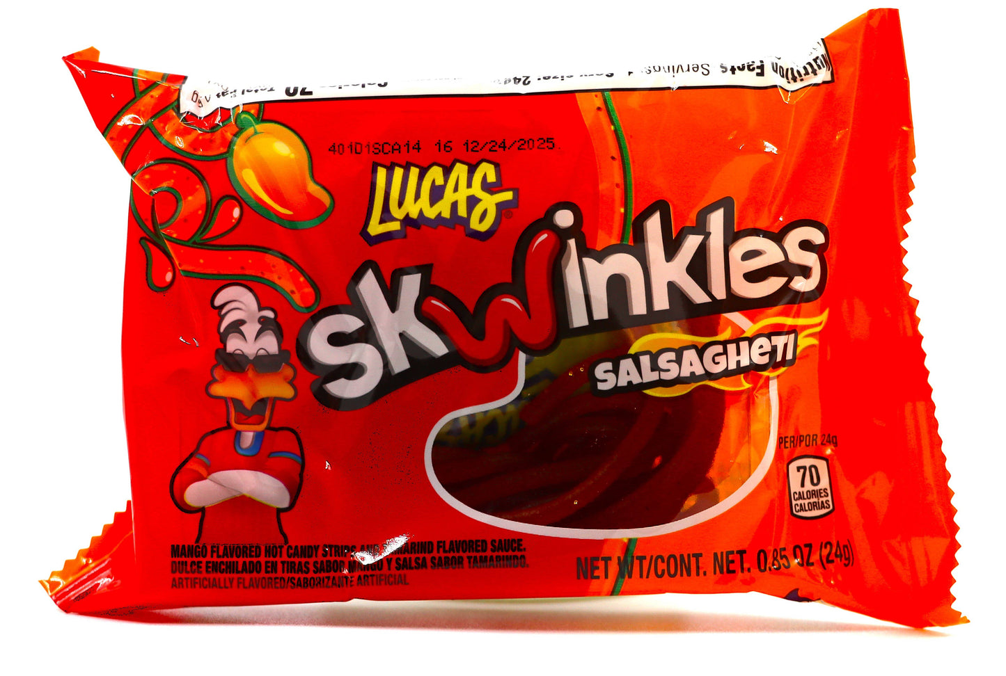 Lucas Skwinkles Salsagheti Mango, 12ct