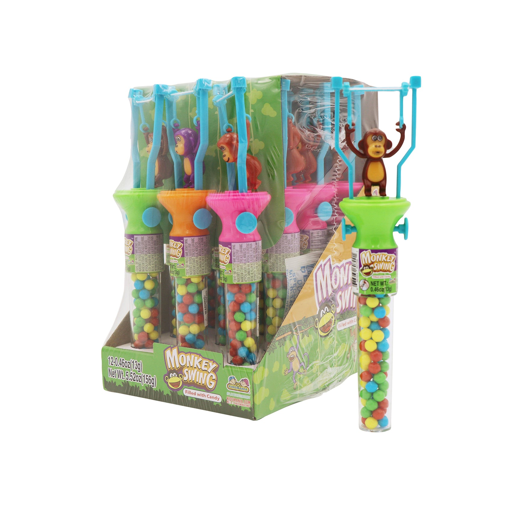 Kidsmania Monkey Swing Candy Dispenser, 12ct