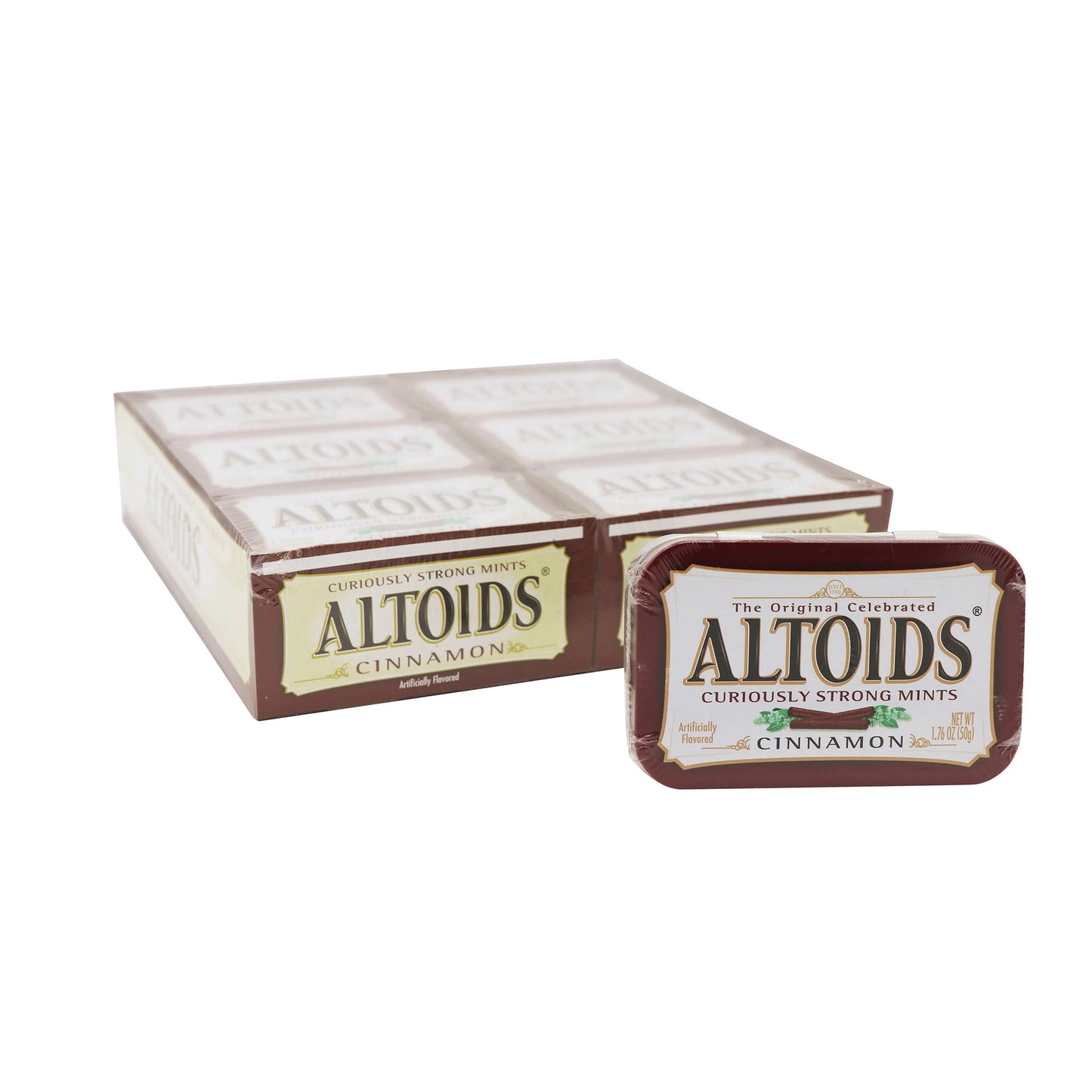 Altoids Cinnamon, 1.76oz Tin, 12ct Case