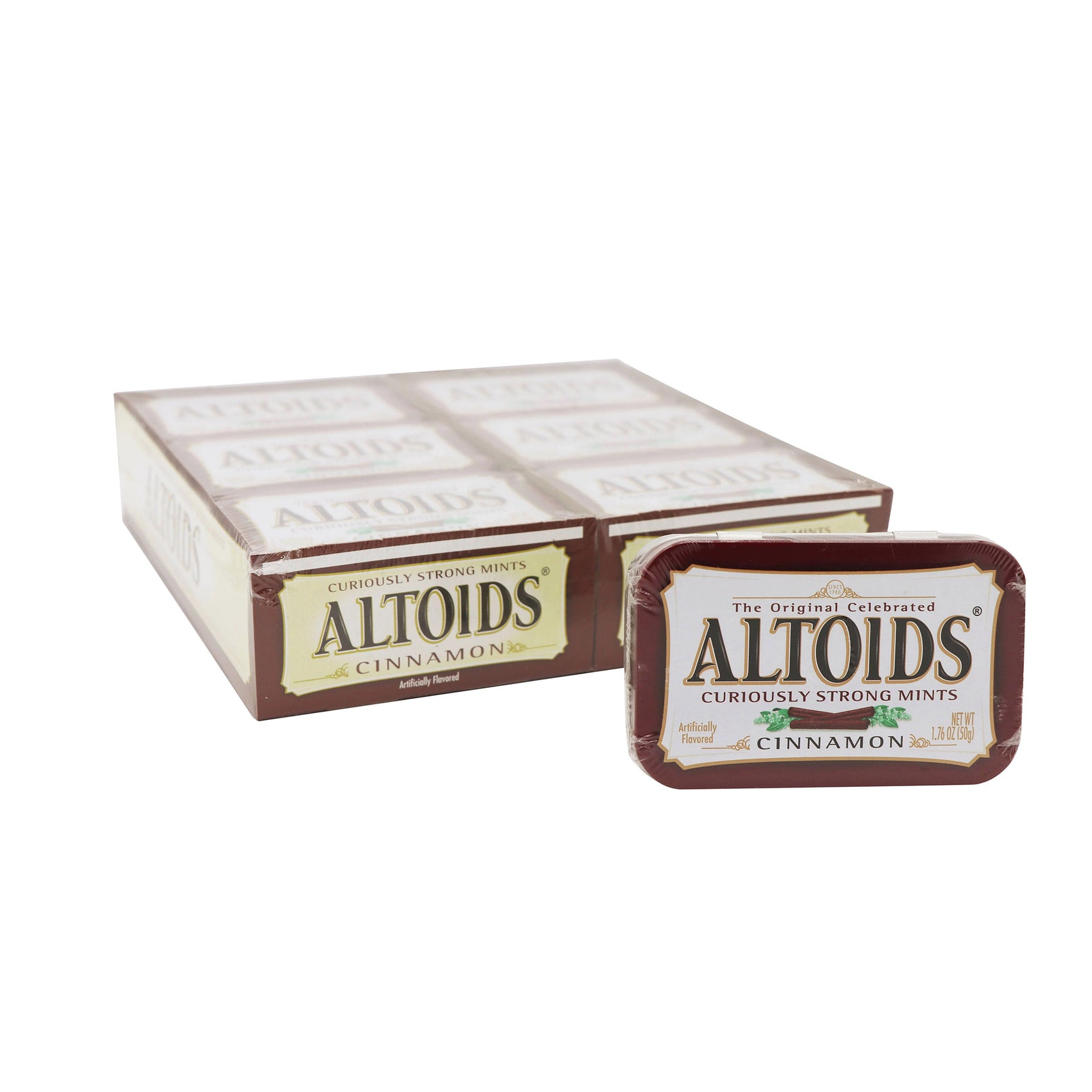 Altoids Cinnamon, 1.76oz Tin, 12ct Case