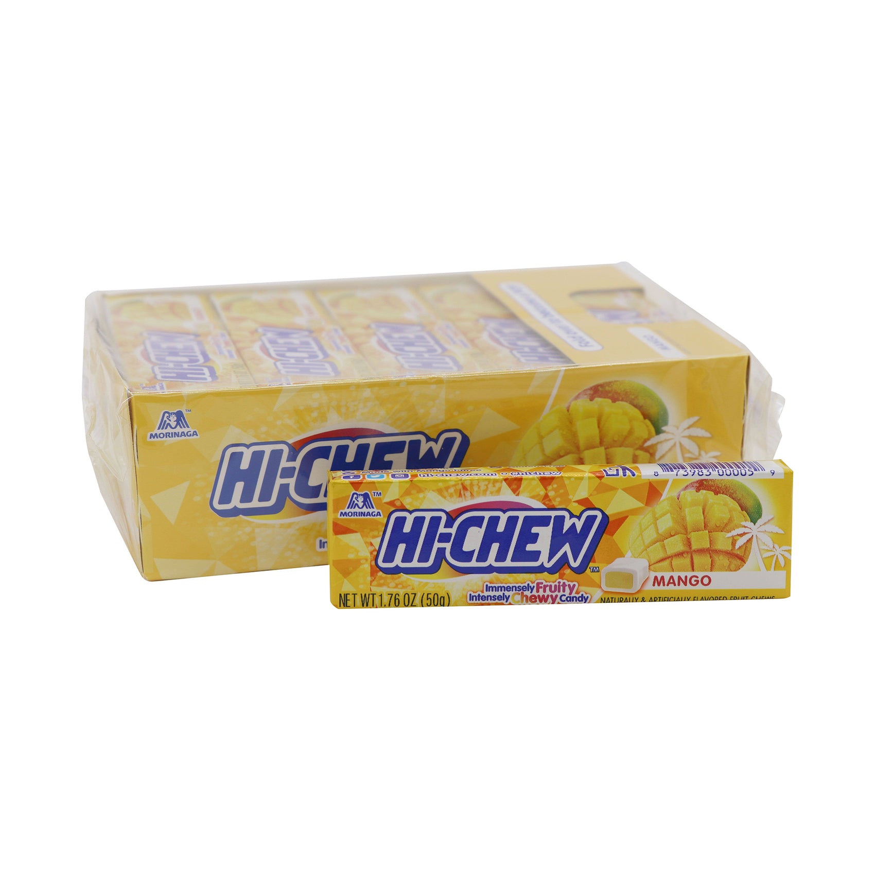Hi-Chew Candy Mango Flavored, 15ct