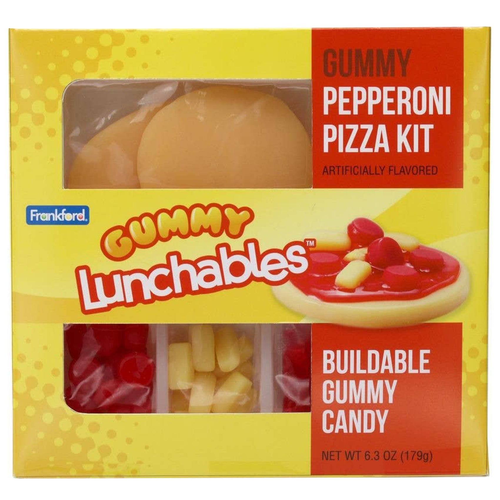 Kraft Gummy Lunchables Pizza Candy, 10Ct Case