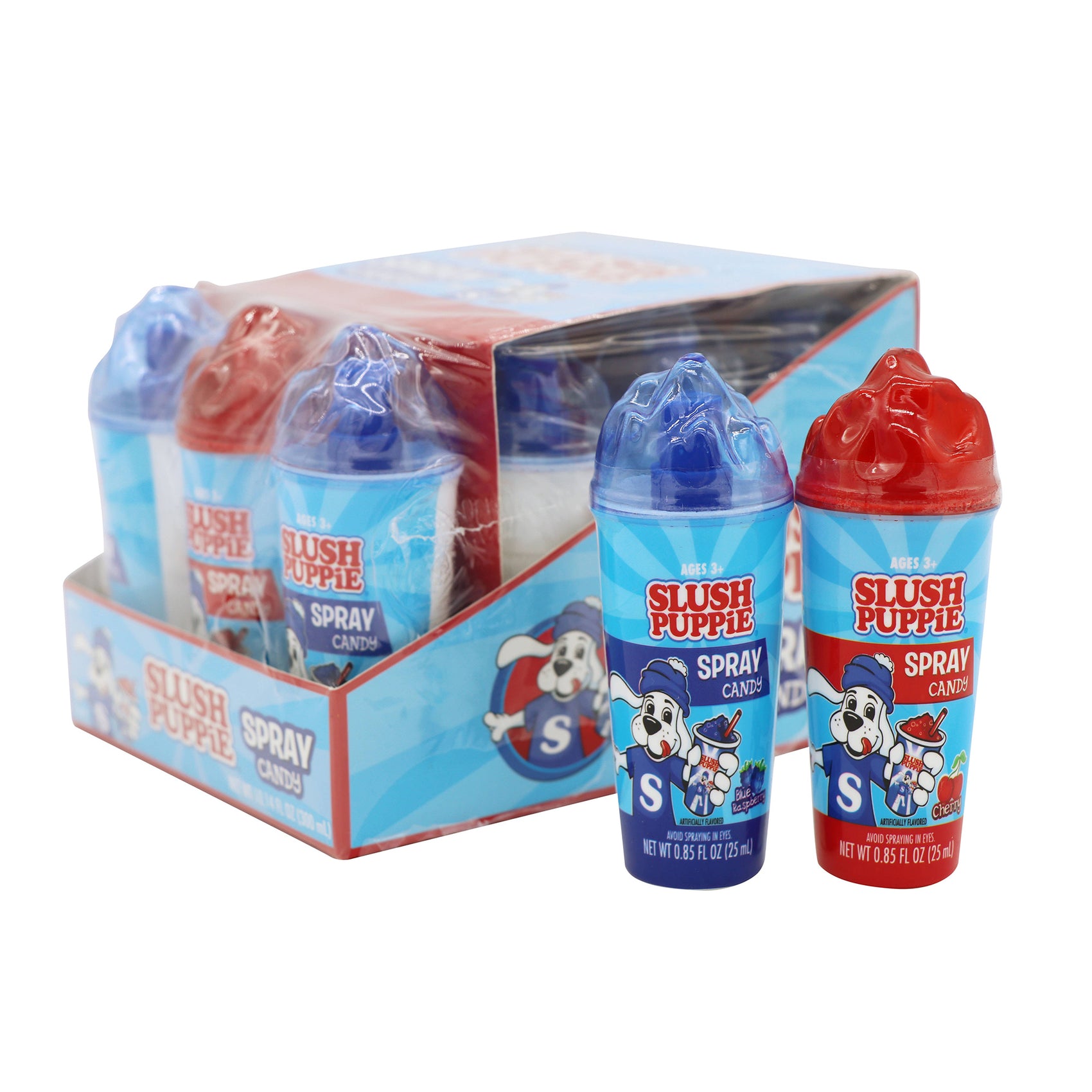 Slush Puppie Spray Candy, 0.85oz, 12ct Case