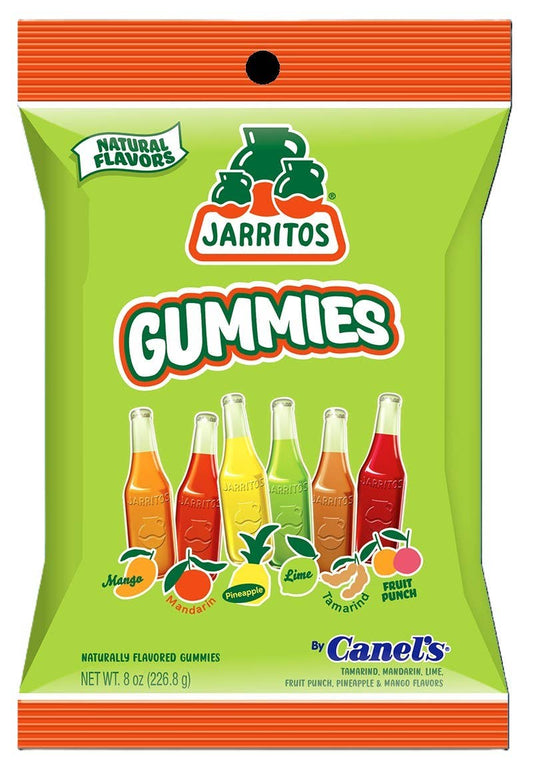 Jarritos Sour Gummies 8oz Peg Bag, 12ct