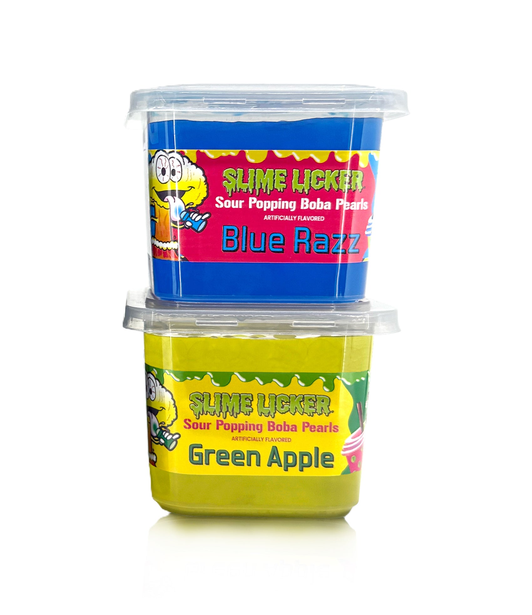 Slime Licker Boba Pearls 2 Tub Blue/Green 6ct