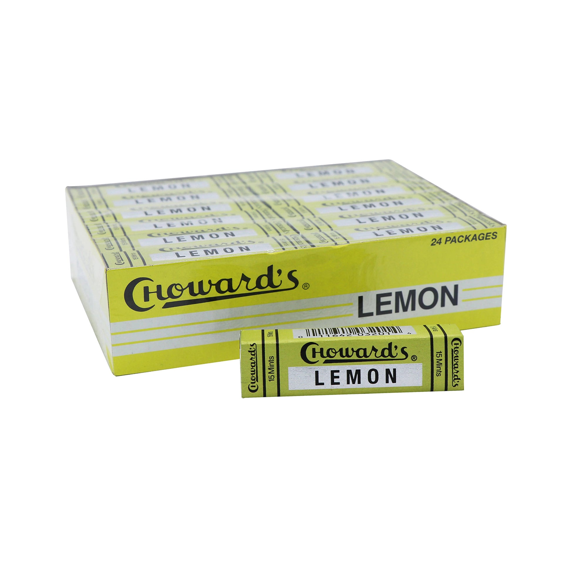 C. Howard's Lemon, 15 mints per pack, 24ct Case