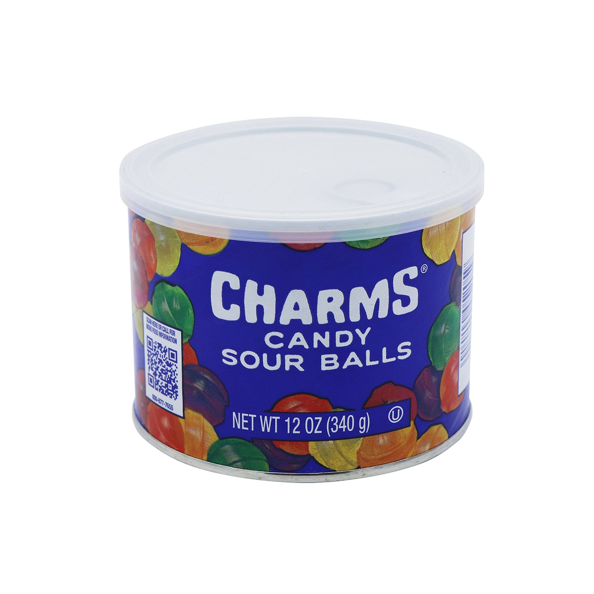 Charms Candy Sour Ball 12oz Tin, 12ct Case