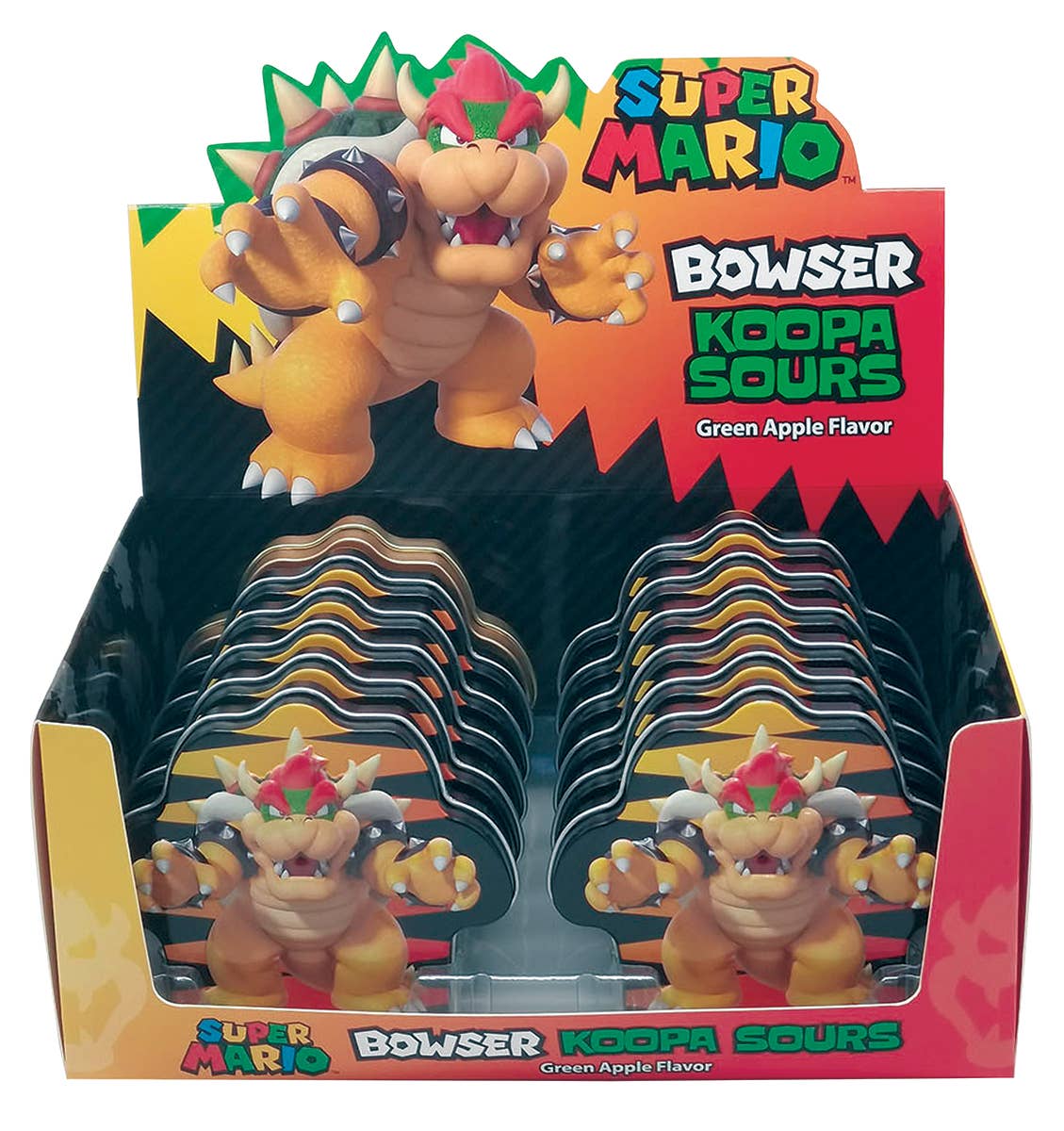 Nintendo Bowser Koopa Sours Tin, 12ct