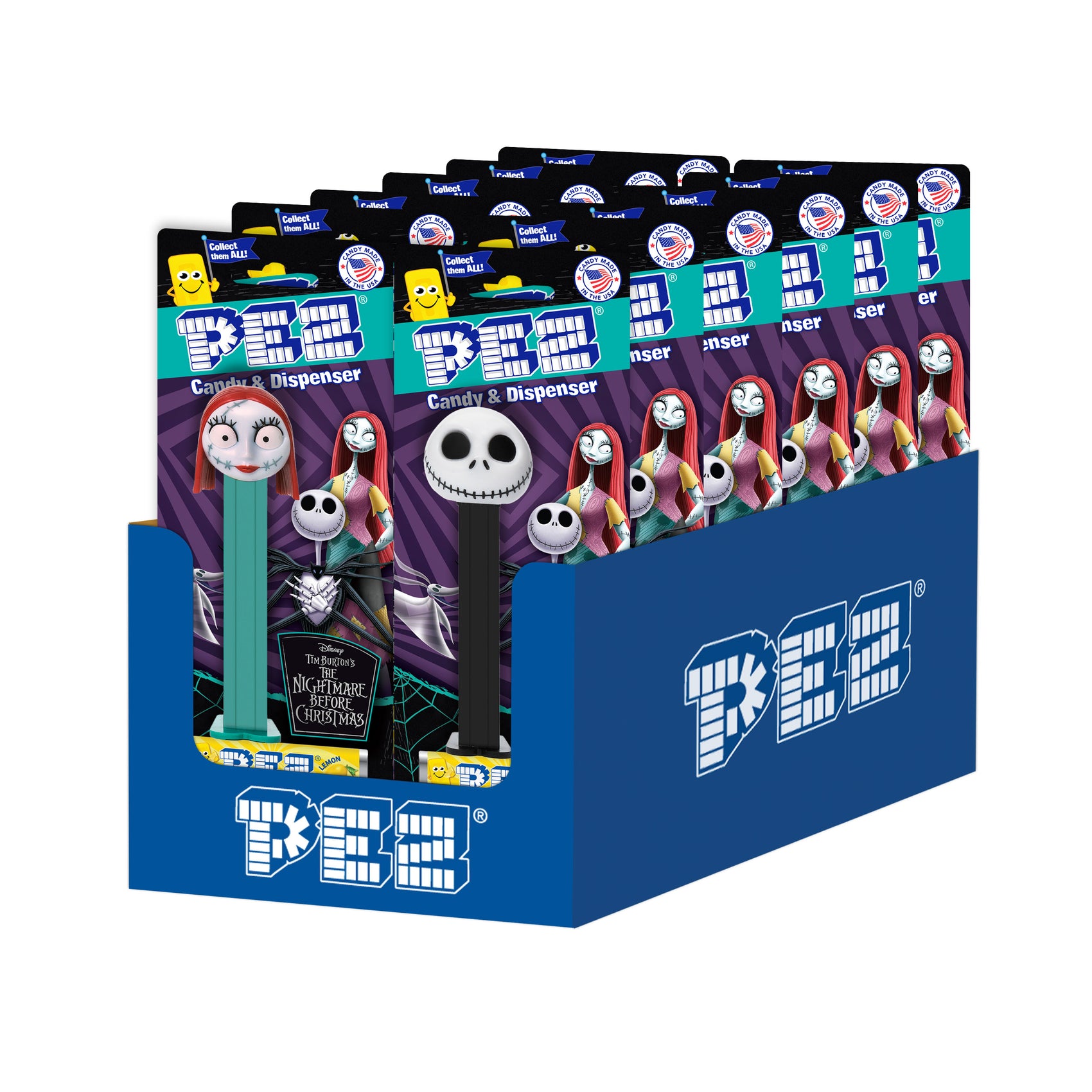 Pez Blister Card, Nightmare Before Christmas 12ct