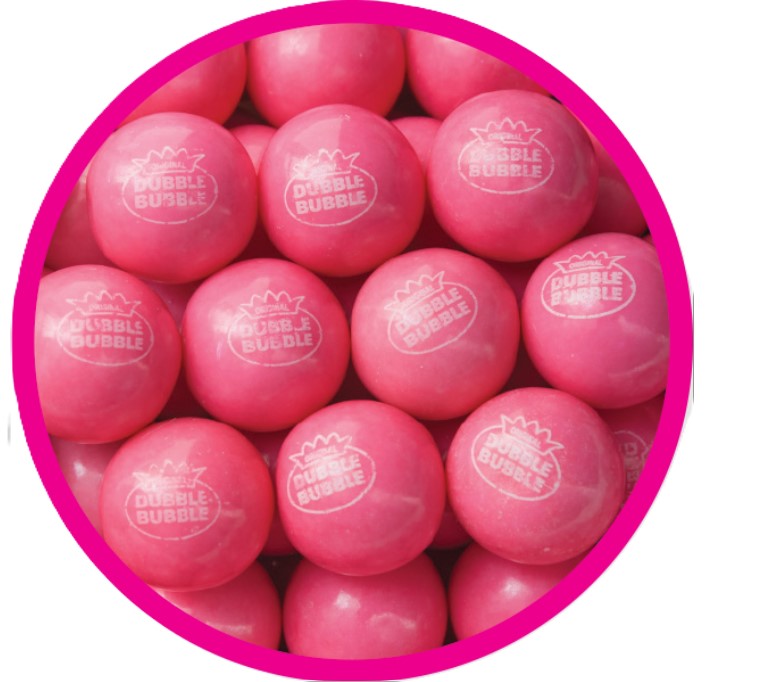 Concord Pink Lemonade Gum Balls 850ct Case 14.66lb