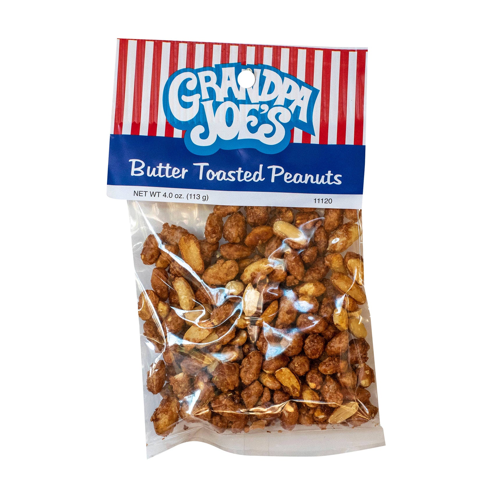 Grandpa Joe's Peg Bags, Butter Toasted Peanuts, 12 Ct Case