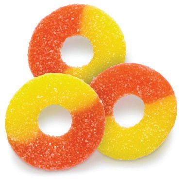Case - Albanese Peach Rings 4/4.5lb Case