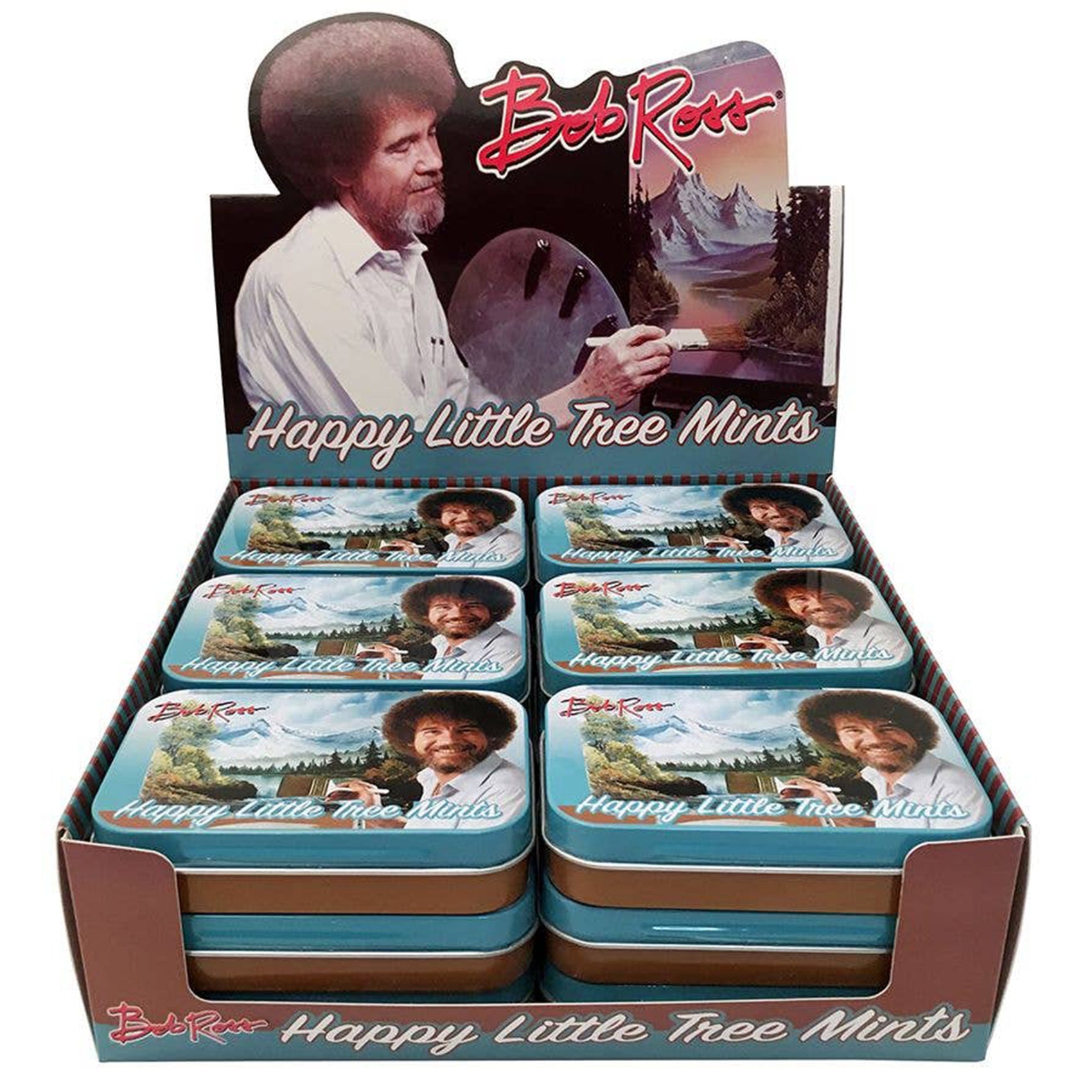 Bob Ross Happy Little Tree Mints 18ct Candy Tin