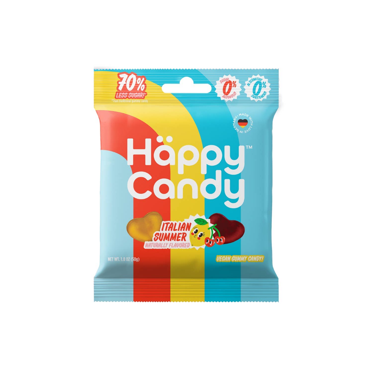Häppy Candy Italian Summer Vegan Gummy 1.8oz 6ct