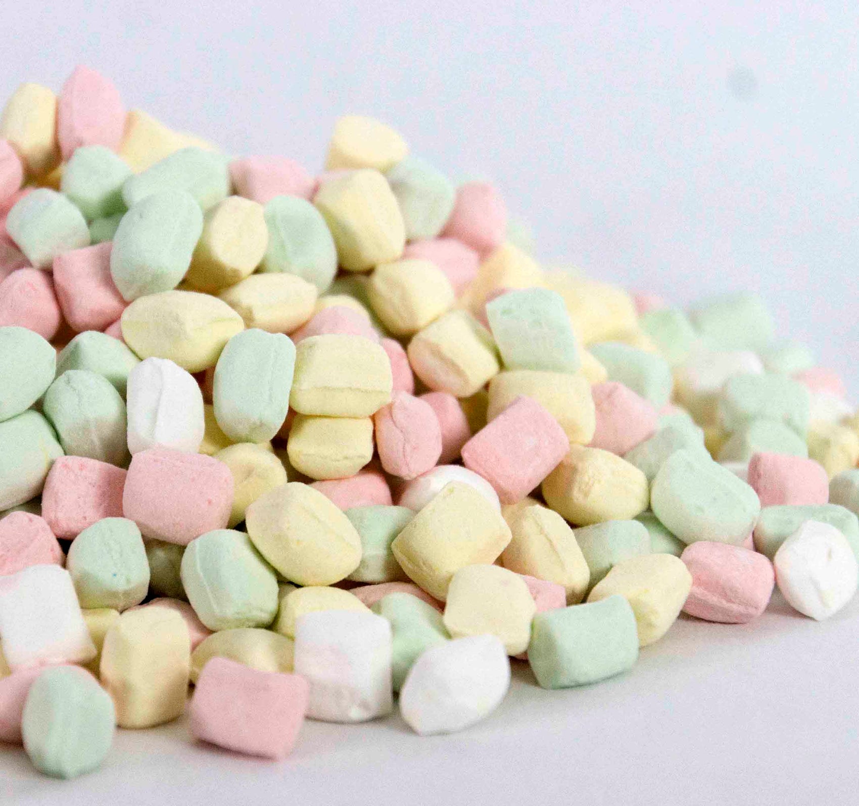 Roses Pastel Assorted Cloud Mints, 25lb Bulk Case