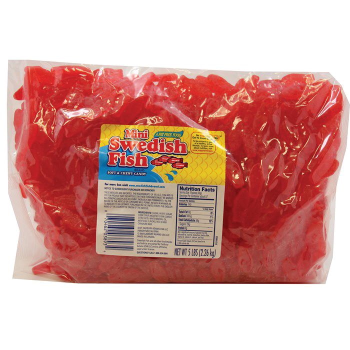 Case - Swedish Fish Red Mini, 6/5lb Case