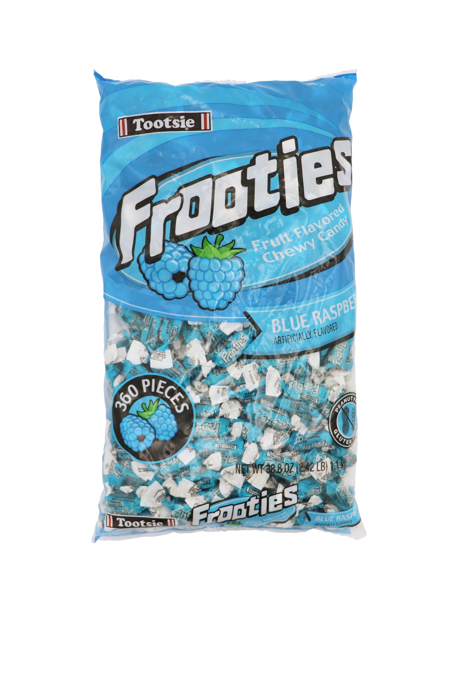 Tootsie Frooties Blue Rasp 12/360ct Case