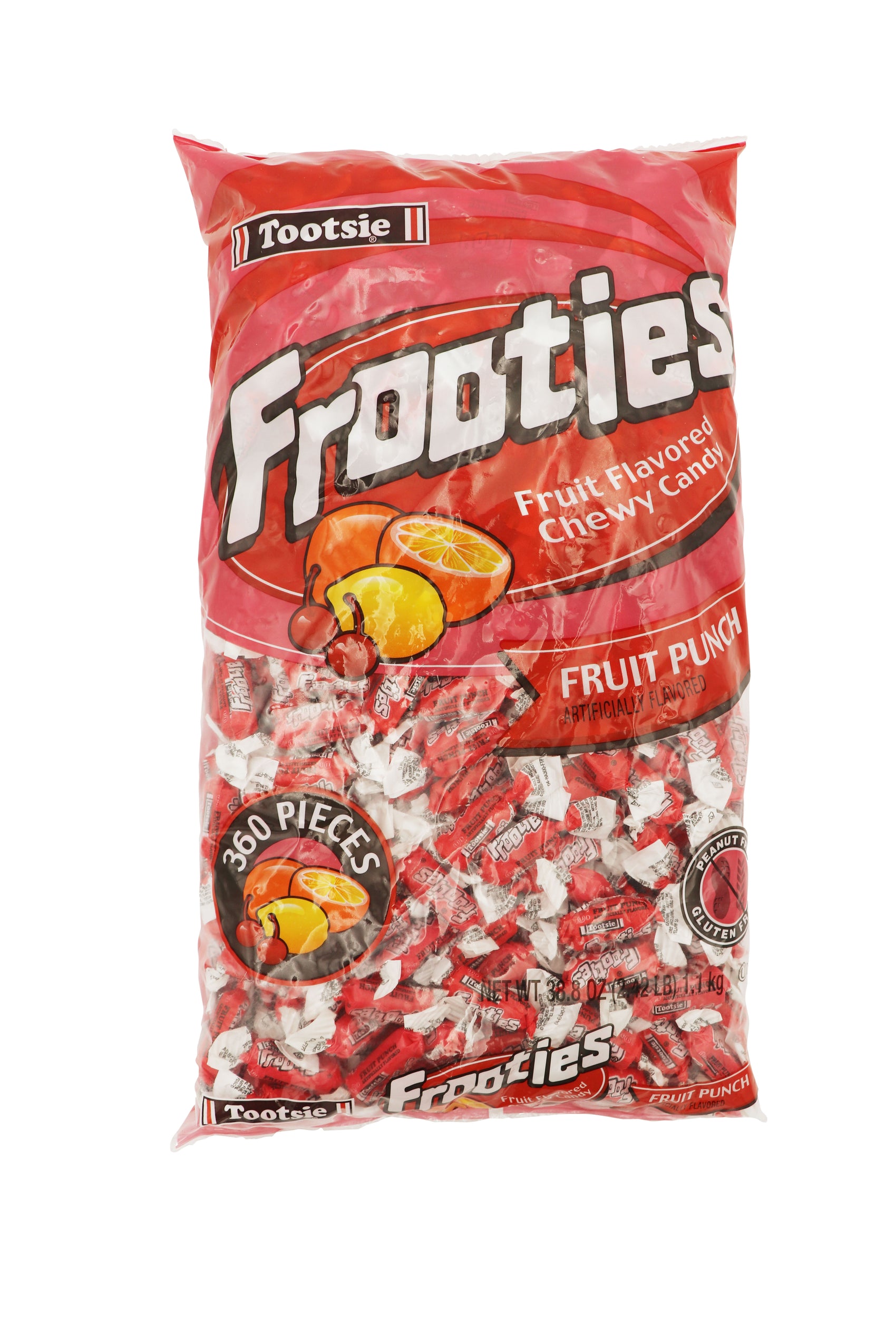 Tootsie Frooties Fruit Punch, 12/360ct Case