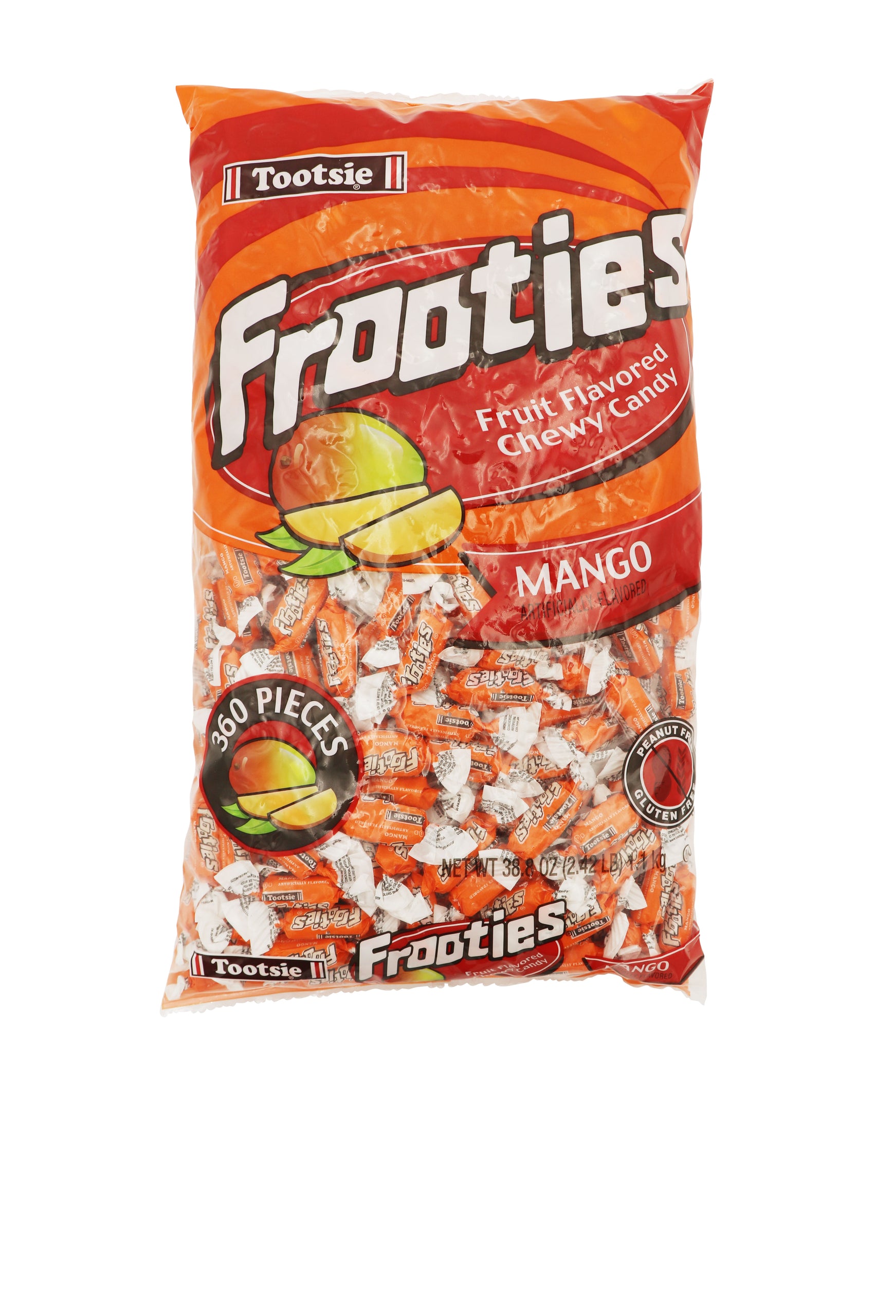 Tootsie Frooties Mango 12/360ct Case