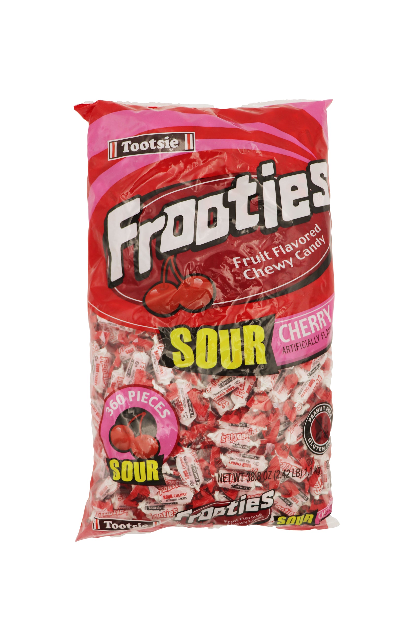 Tootsie Frooties Sour Cherry 12/360ct Case