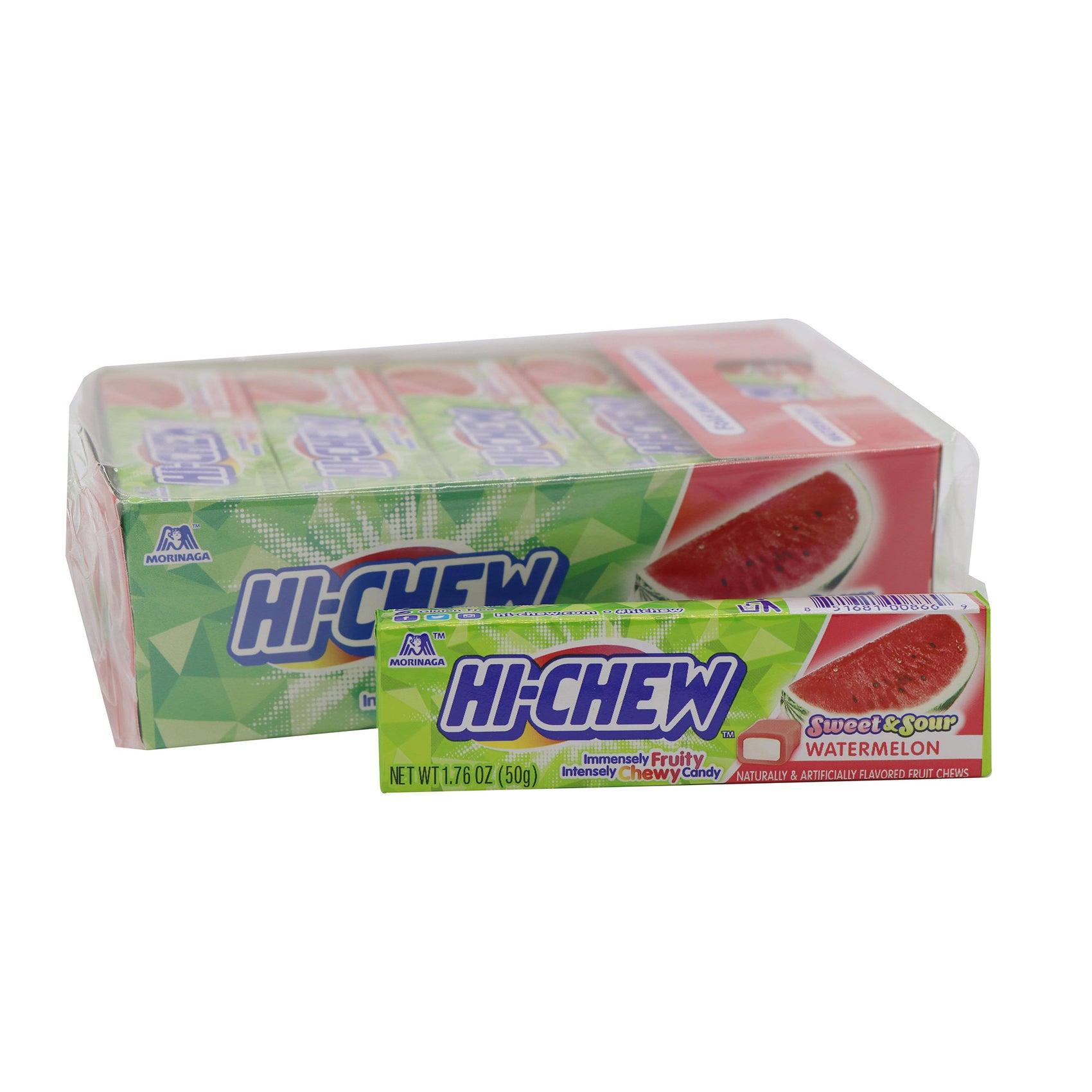 Hi-Chew Candy Watermelon Flavored, 15ct