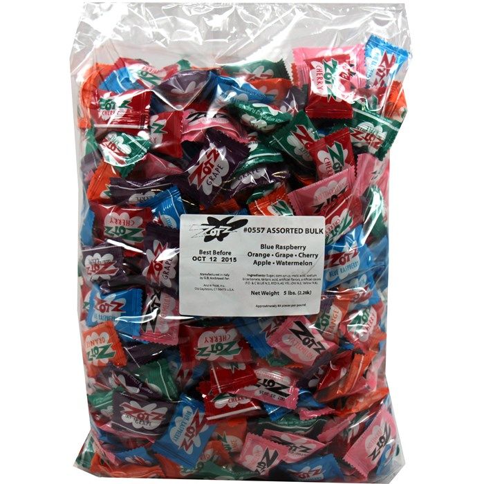 Case - Zotz Assorted, 3/5lb Case