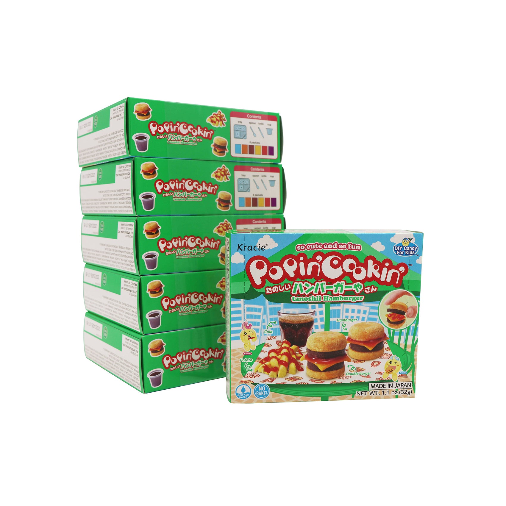Popin' Cookin', Hamburger Kit, 5ct