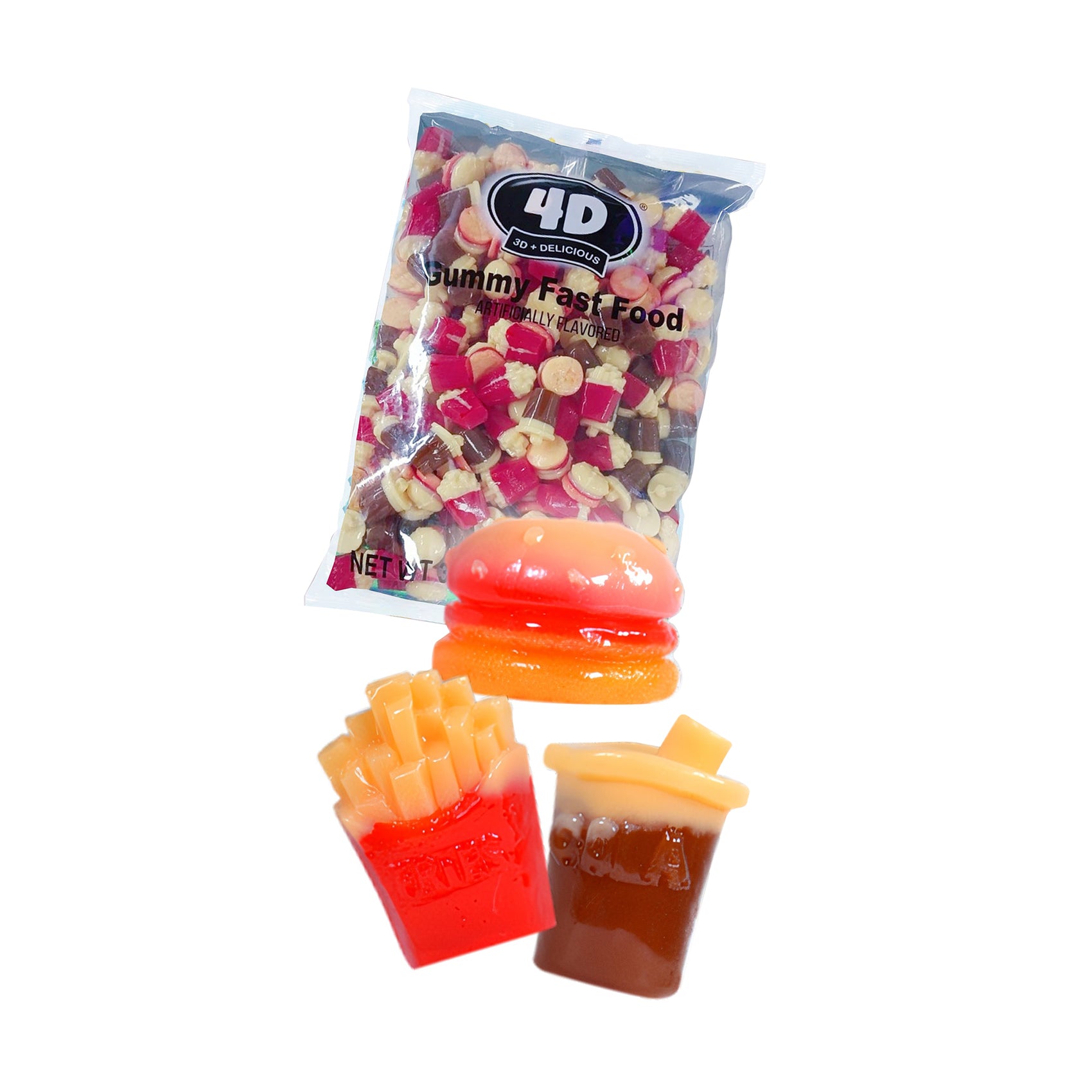 Hilco Bulk 4D Gummy Fast Food 2.2lb Bag