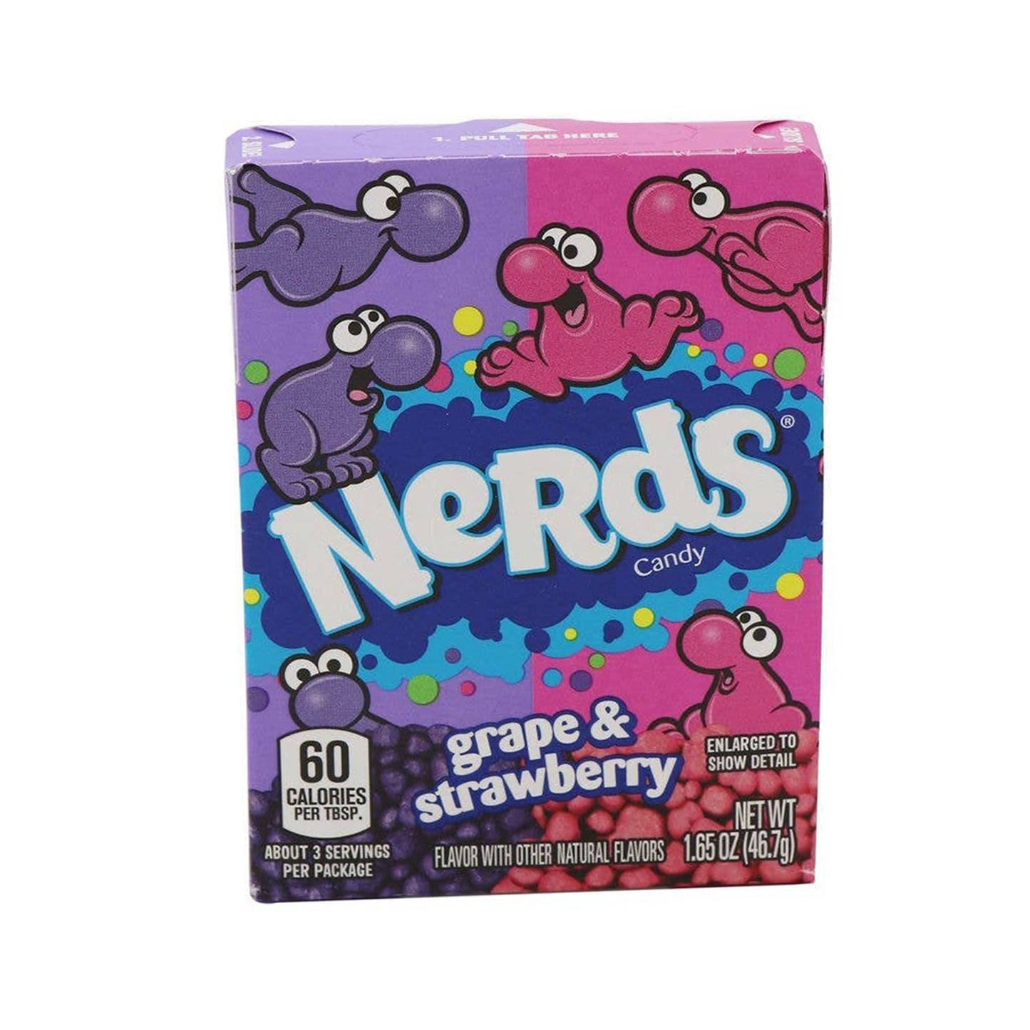 Nerds Candy, Grape And Strawberry, 36ct