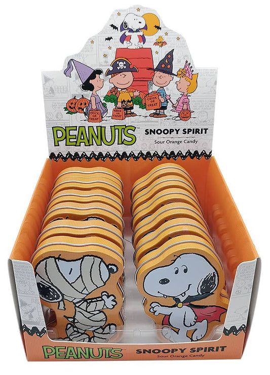 SpongeBob Spooky Citrus Sours Candy Tins 12ct