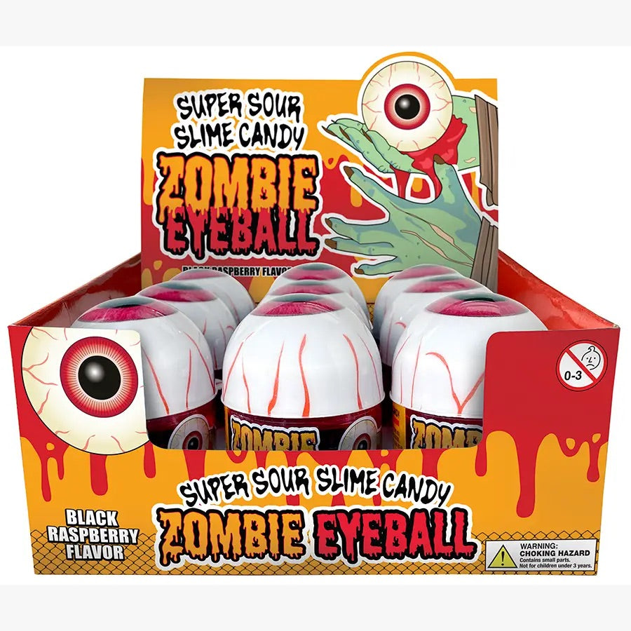 Zombie Eyeball Sour Slime Candy 9ct