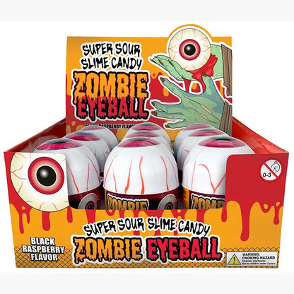 Zombie Eyeball Sour Slime Candy 9ct