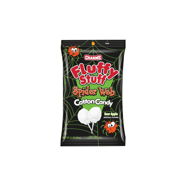 Fluffy Stuff Spider Web Cotton Candy 2.1oz 24ct