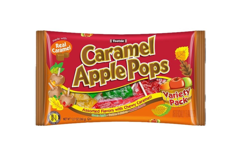 Caramel Apple Orchard Pops 12.7oz Bag, 12ct